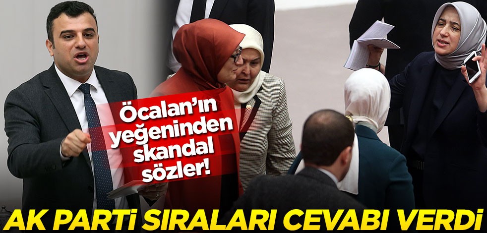 Teröristbaşı Öcalan'ın yeğeninden Meclis'te skandal sözler!