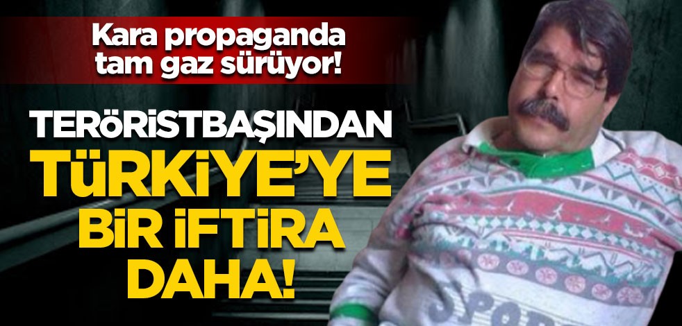 Teröristbaşı Salih Müslim'den Türkiye'ye bir iftira daha!