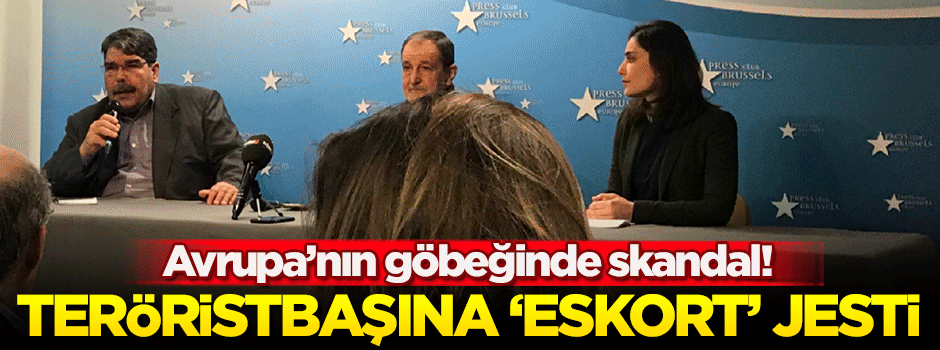 Teröristbaşına AB'nin göbeğinde 'eskort' jesti