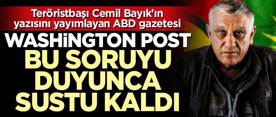 Teröristbaşına köşe açan ABD gazetesini susturan soru!