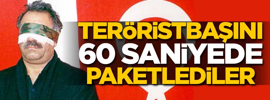 Teröristbaşını 60 saniyede paketlediler!