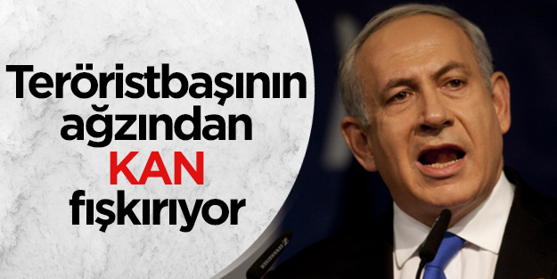 Teröristbaşının ağzından kan fışkırıyor