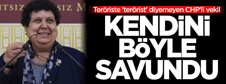 Teröriste 'eylemci' diyen CHP'li vekil kendini böyle savundu!
