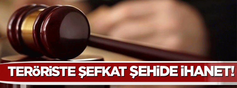 Teröriste şefkat şehide ihanet!
