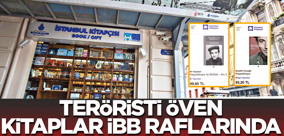 Teröristi öven kitaplar İBB raflarında
