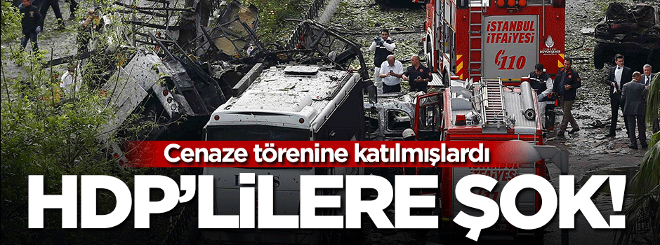 Teröristin cenazesine katılan HDP'lilere inceleme