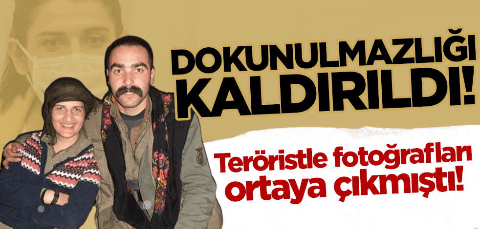 Teröristle fotoğrafları ortaya çıkan HDP'li Semra Güzel'in dokunulmazlığı kaldırıldı!