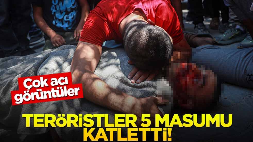 Teröristler 5 masumu katletti! Çok acı görüntüler