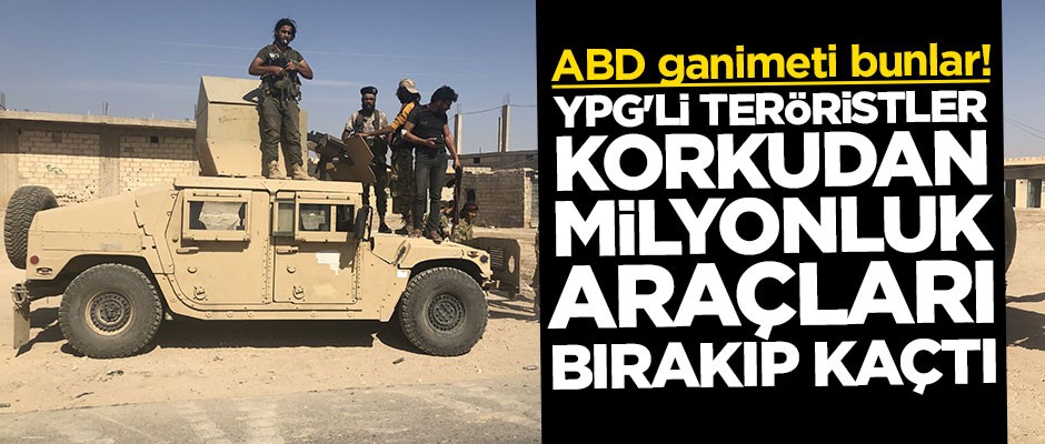 Teröristler ABD'nin verdiği milyonluk araçları bırakıp kaçtı