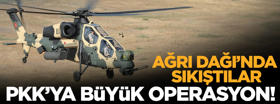 Teröristler Ağrı Dağı'nda sıkıştı!