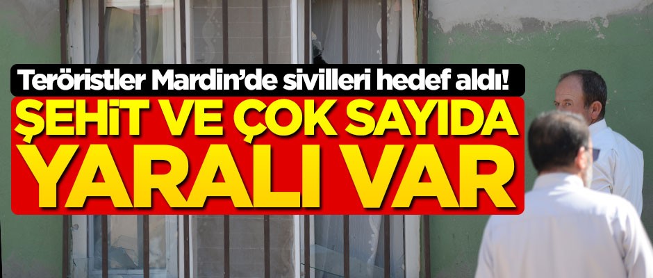 Teröristler bir kez daha sivillere saldırdı! 2 şehit