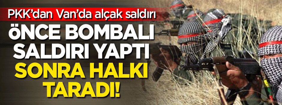 Teröristler bombalı saldırının ardından halkı taradı!