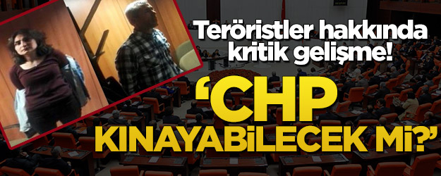 Teröristler hakkında kritik gelişme! ‘CHP kınayabilecek mi?’
