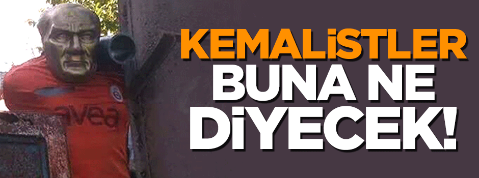 Teröristler hendeğe M.Kemal büstü koydu