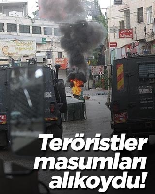 Teröristler, masumları alıkoydu!