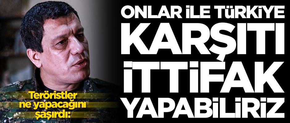 Teröristler ne yapacağını şaşırdı! 'Onlar ile Türkiye karşıtı ittifak yapabiliriz'