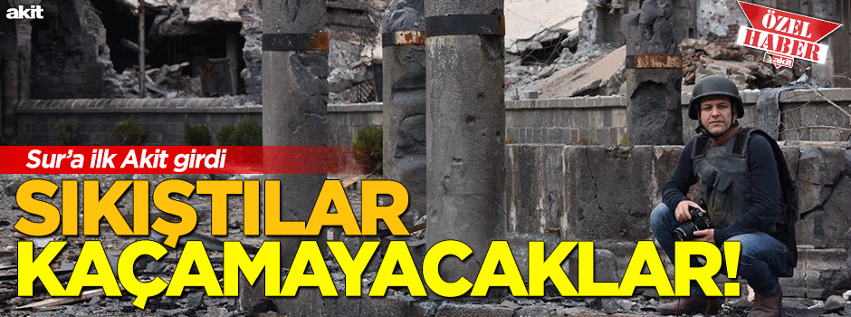 Teröristler son 100 metreye sıkıştı: Kaçamayacaklar