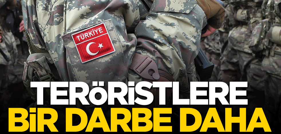 Teröristlere bir darbe daha!