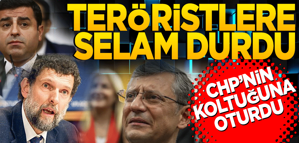 Teröristlere selam durdu CHP’nin koltuğuna oturdu