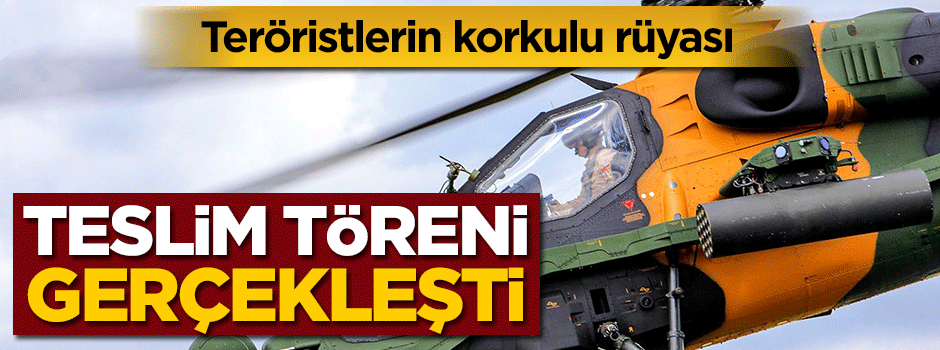 Teröristlerin korkulu rüyası... Teslim töreni gerçekleşti