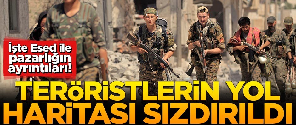 Teröristlerin yol haritası sızdırıldı