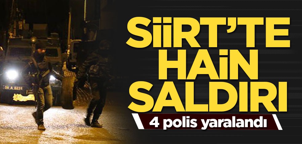Teröristlerle çatışma! 4 özel harekat polisi yaralandı