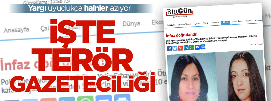 Teröristsever Birgün, polise ateş eden MLKP'li teröristleri de savundu