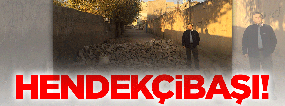 Teröristsever Hasan Cemal hendek başında poz verdi