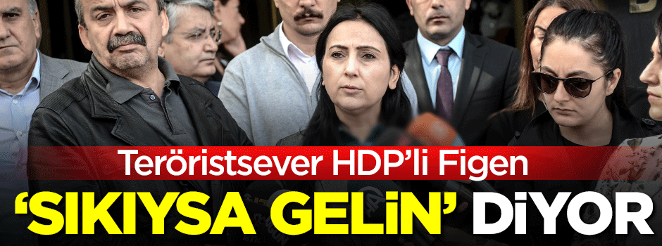Teröristsever Yüksekdağ yine haddi aştı