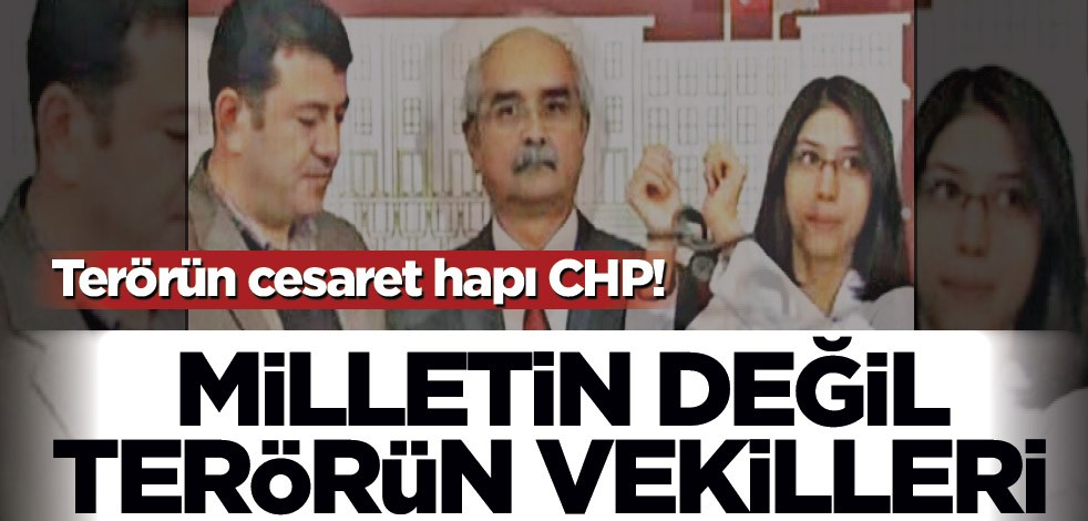 Terörün cesaret hapı CHP
