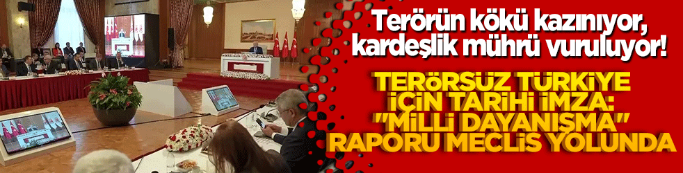 Terörün kökü kazınıyor, kardeşlik mührü vuruluyor! Terörsüz Türkiye için tarihi imza: 