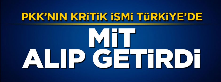 Teslim olan PKK elebaşının Türkiye'ye getirildiği iddia edildi