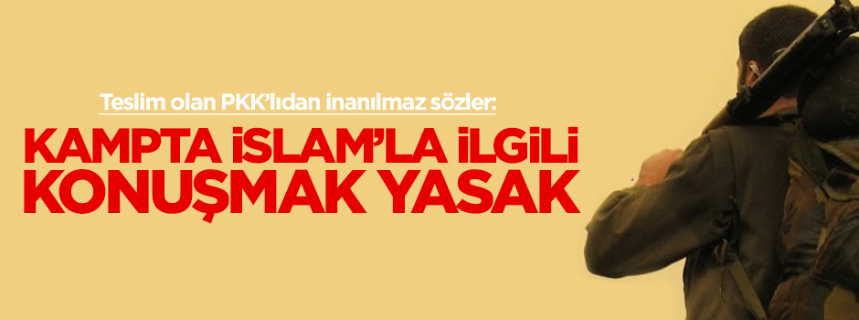 Teslim olan PKK'lılardan şok ifşaatlar