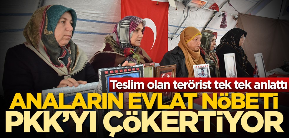 Teslim olan terörist anlattı! Acılı annelerin evlat nöbeti PKK'yı çökertiyor