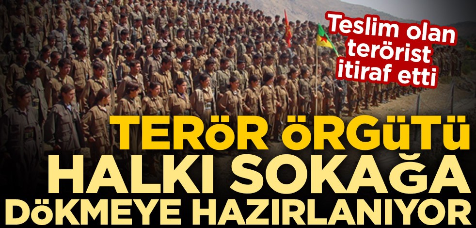 Teslim olan terörist itiraf etti! PKK/YPG/KCK alçak propaganda hazırlığında