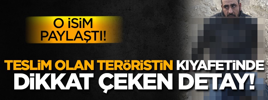 Teslim olan terörist, örgütün kirli oyununu gözler önüne serdi!
