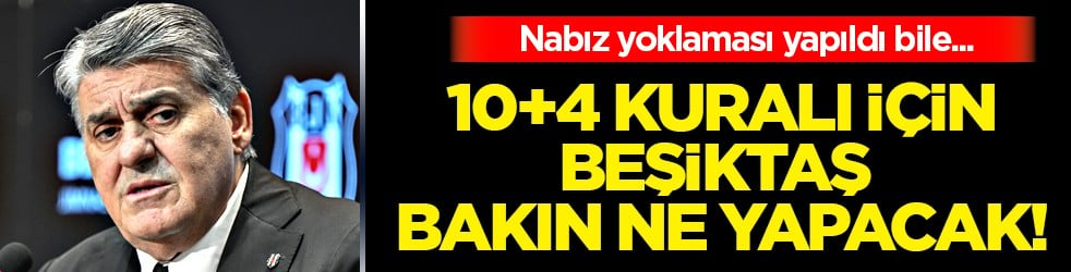 TFF bu kuralda diretti ve gereken yapılacak: Beşiktaş'ta gençlik aşısı