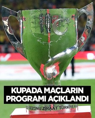 TFF duyurdu! Kupada maçların programı belli oldu