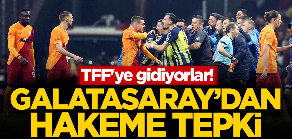 TFF'ye gidiyorlar! Galatasaray'dan hakeme tepki