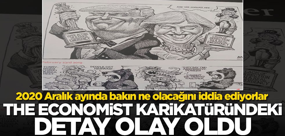 The Economist karikatüründeki '2020 Aralık' detayı olay oldu