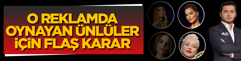 Thodex'in reklamlarında oynayan ünlüler için flaş karar