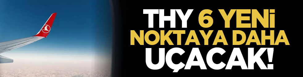 THY 6 yeni noktaya daha uçacak!