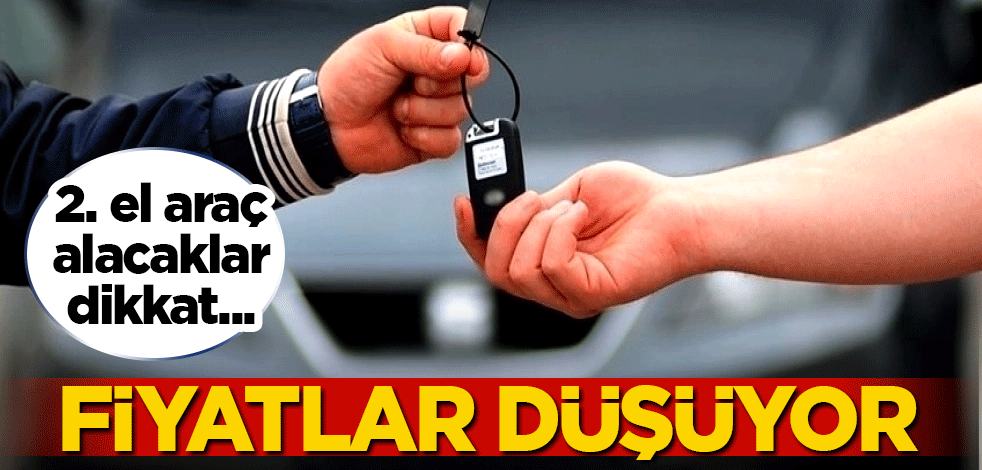Ticaret Bakanı güzel haberi verdi! 2. el araç alacaklar dikkat: Fiyatlar düşüyor