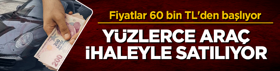 Ticaret Bakanlığı düğmeye bastı! Yüzlerce araç ihaleyle satılıyor! Telefon fiyatına bile otomobil var