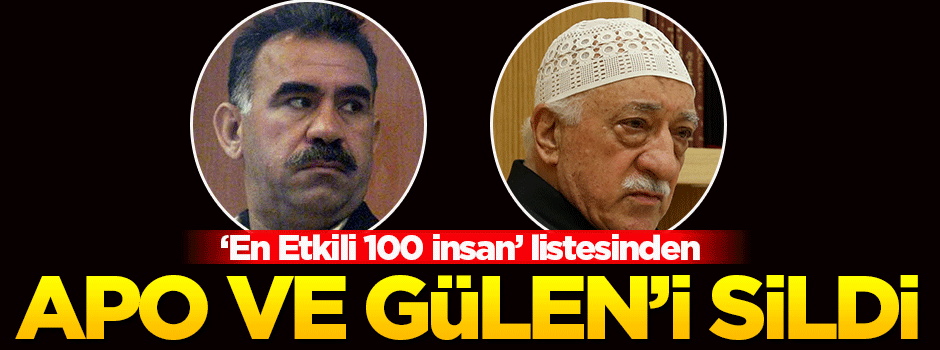 Time, Apo ve Gülen’i sildi