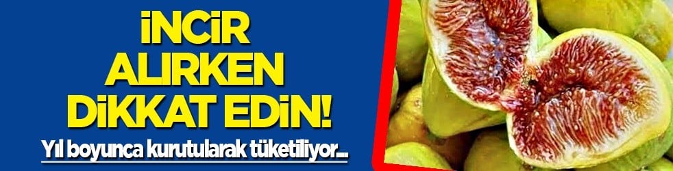 Tıp bilgini İbn-i Sina’nın övdüğü şifa dediği incir alırken dikkat edin: Her derde şifa biiznillah