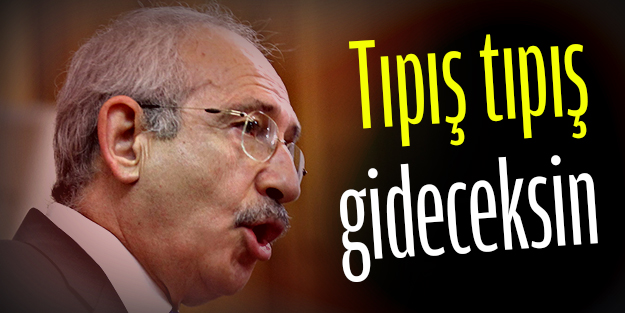 Tıpış tıpış gideceksin
