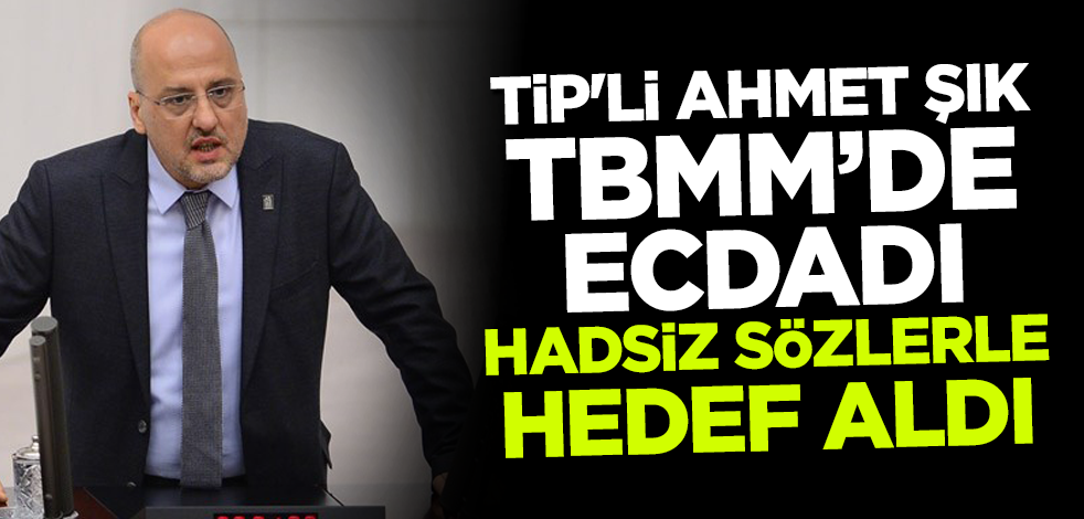 TİP'li Ahmet Şık TBMM'de ecdadı hedef aldı: Ömrü halktan korkmakla geçen Abdülhamid...
