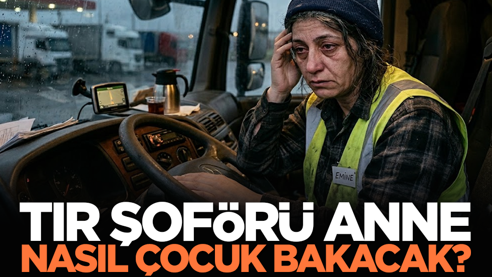 TIR şoförü anne nasıl çocuk bakacak? Nüfus nasıl alarm vermesin...