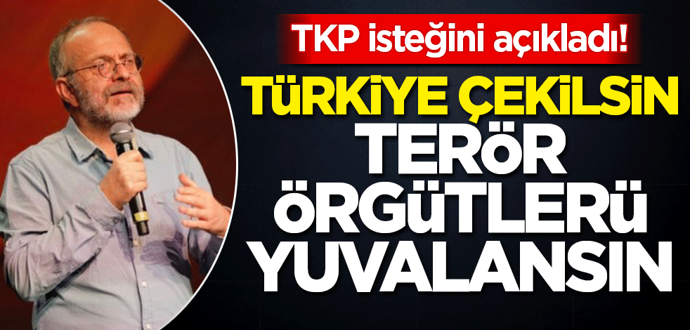 TKP isteğini açıkladı: Türkiye çekilsin teröristler yuva yapsın!